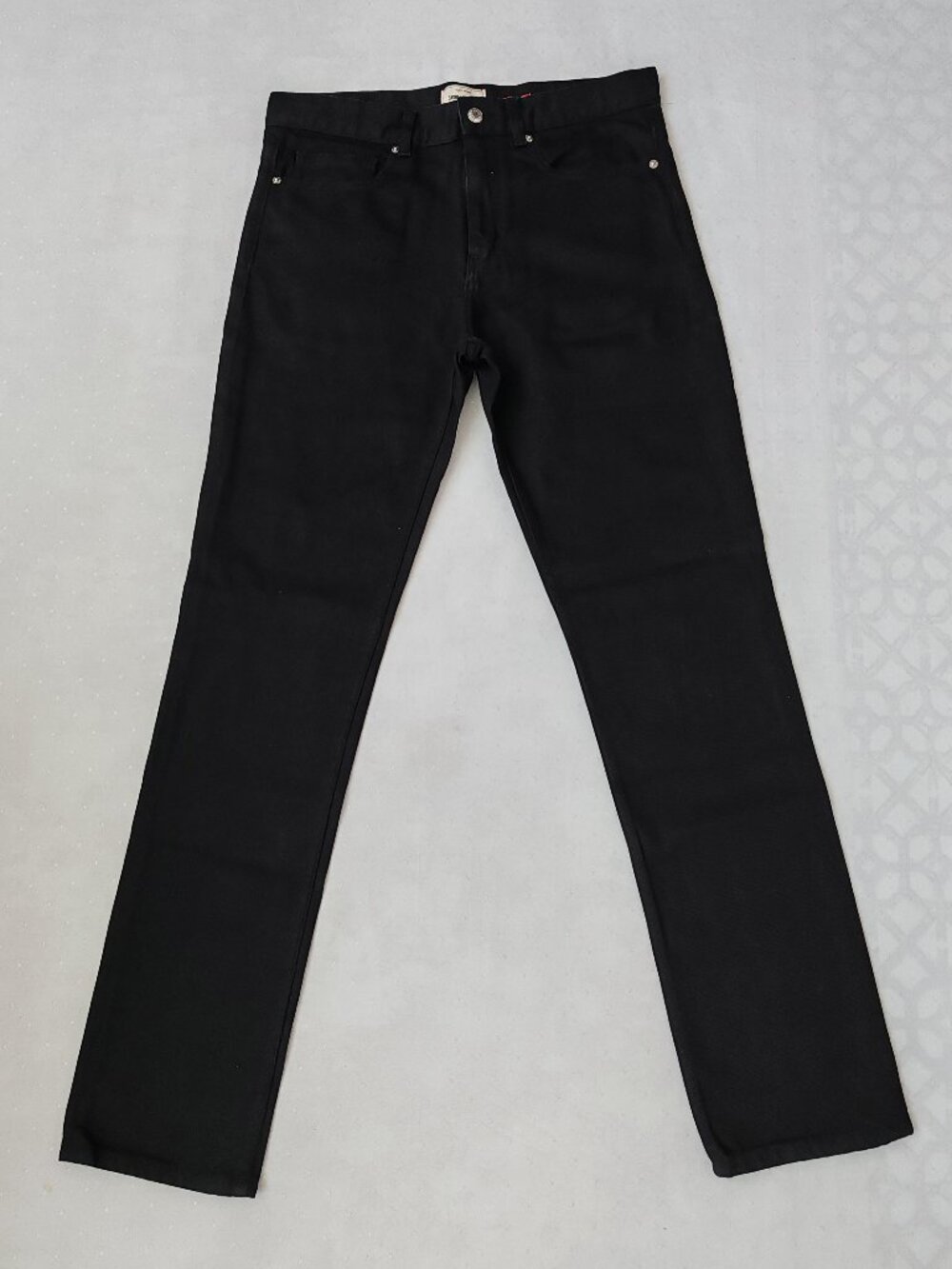 NWT Zadig & Voltaire Steeve Denim Jeans Eco Noir Black Size 32 Luxury Premium